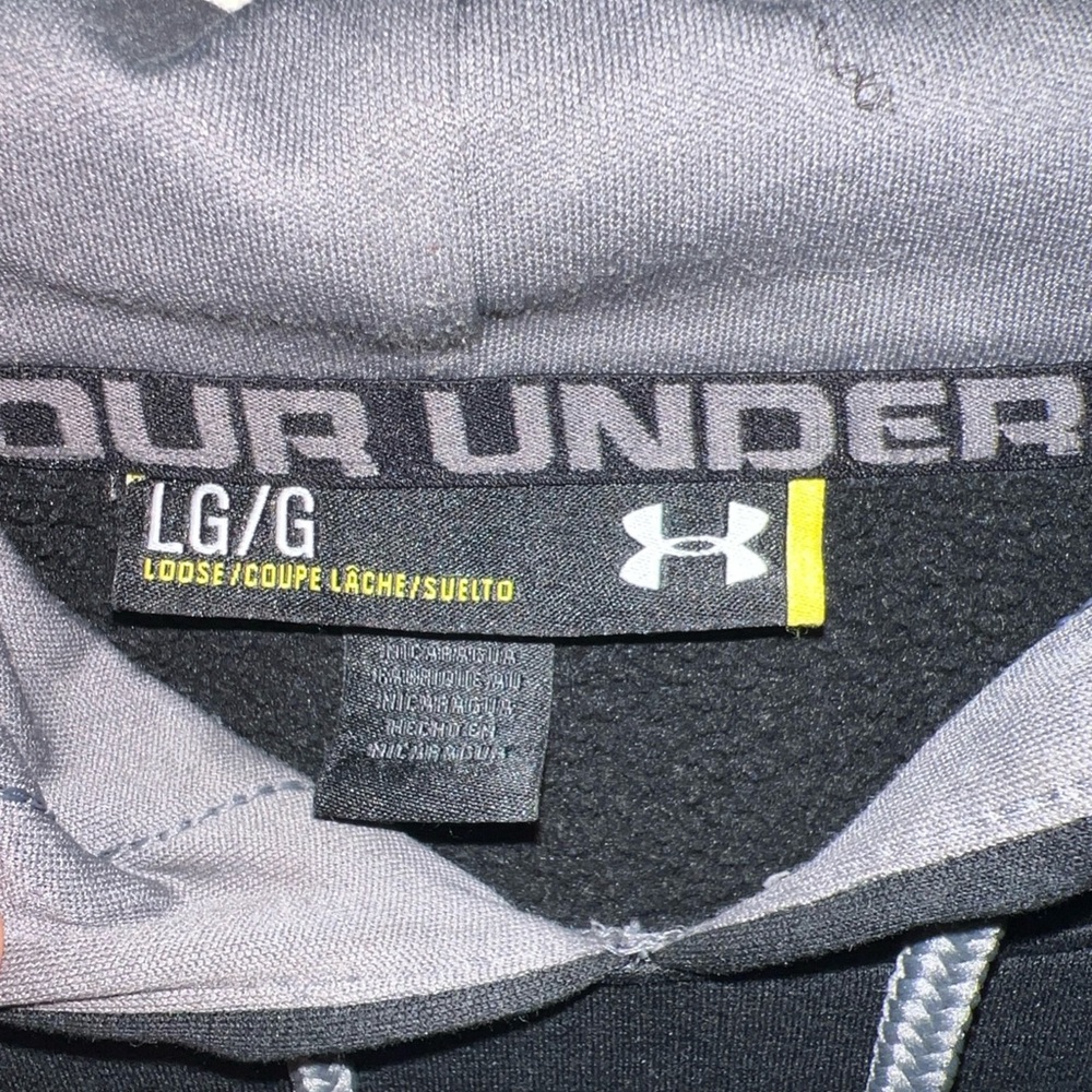 Under Armour Men's Black and Gray Sweater - Picture 3 of 9